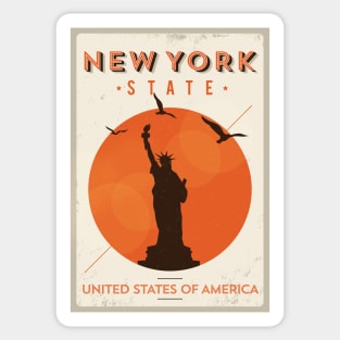 New York Retro Sticker